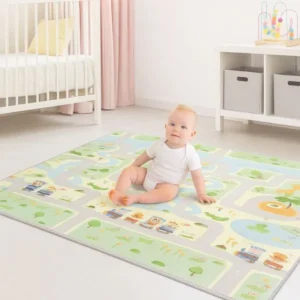 Tapis d'Éveil Bébé Pliable et Épais 150x180cm