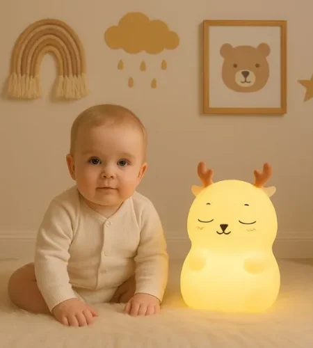 Qui Sommes-Nous Veilleuse Enfant Rechargeable Diboniur en Silicone